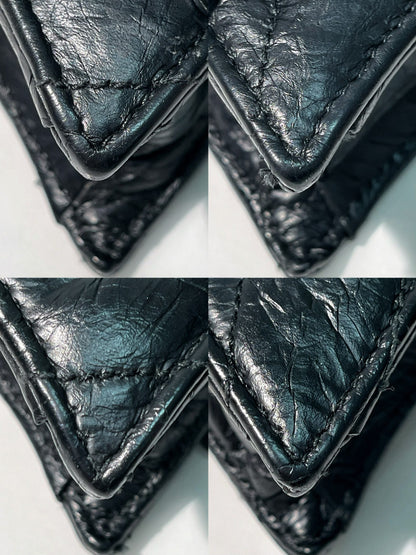 BALENCIAGA MINI CRUSH, Black/Gold