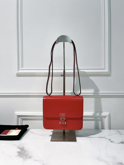 CARTIER MINI SHOULDER BAG, Red