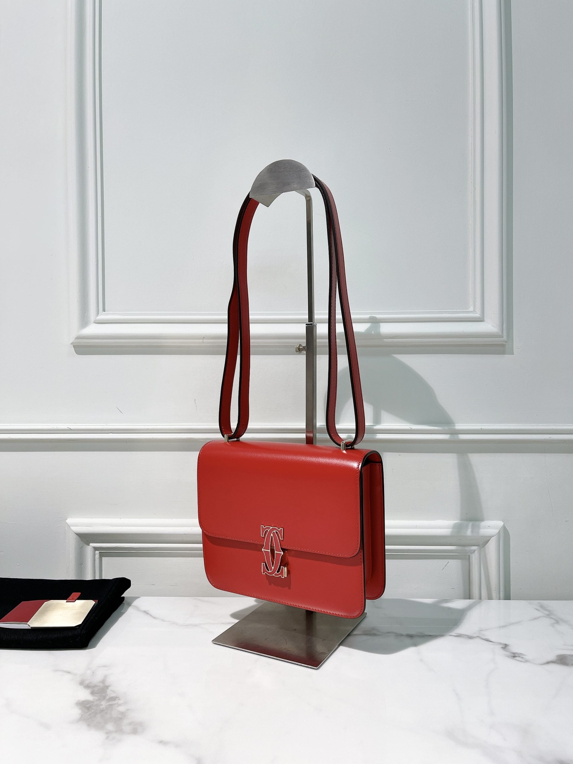 CARTIER MINI SHOULDER BAG, Red