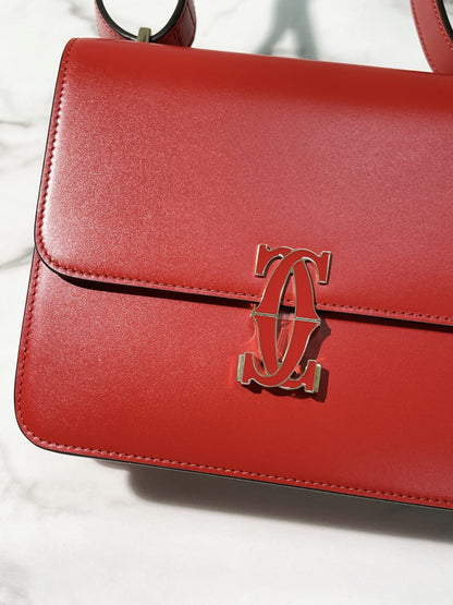 CARTIER MINI SHOULDER BAG, Red