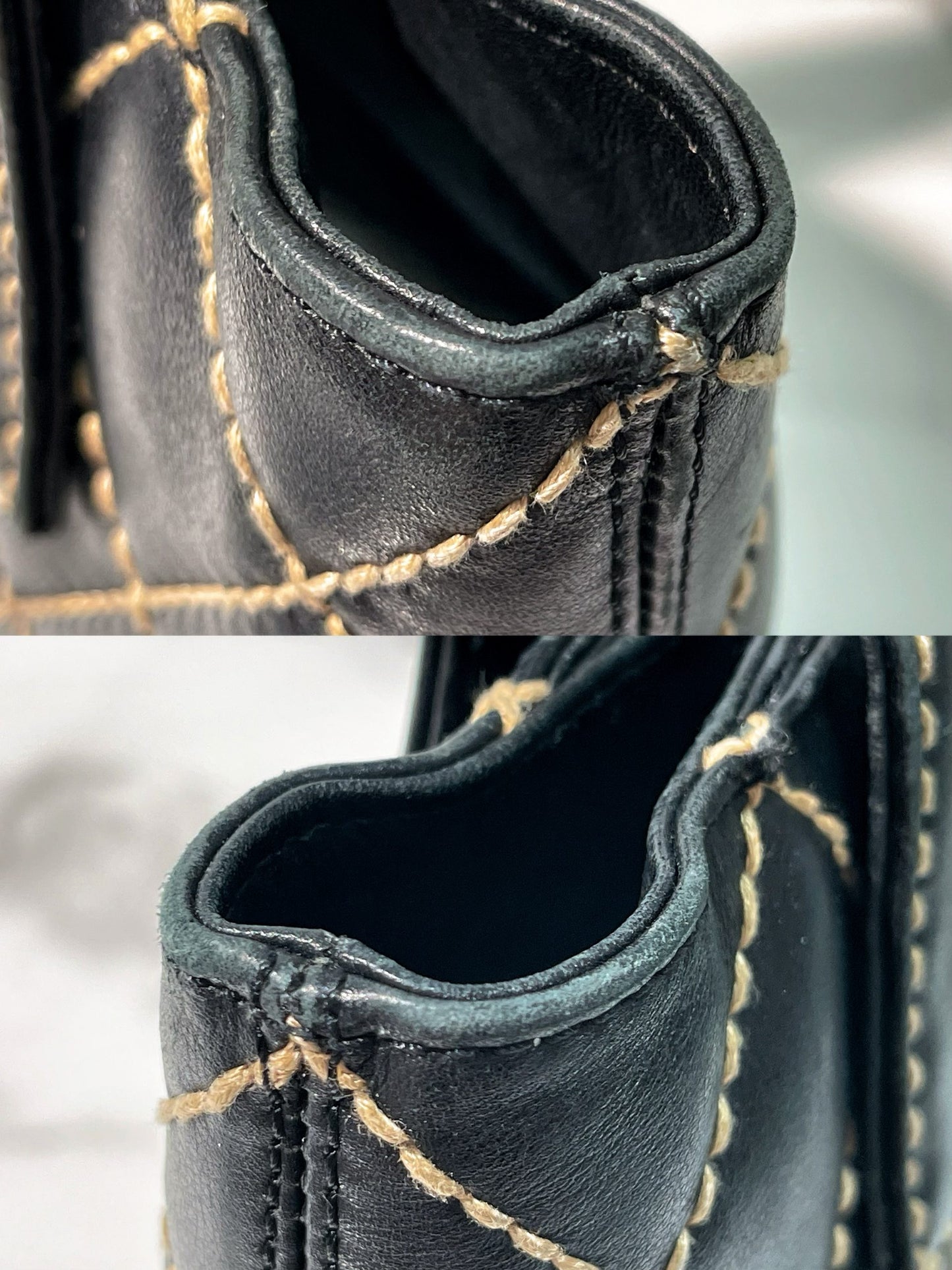 CHANEL VINTAGE VIVIAN TOTE, Black/Gold