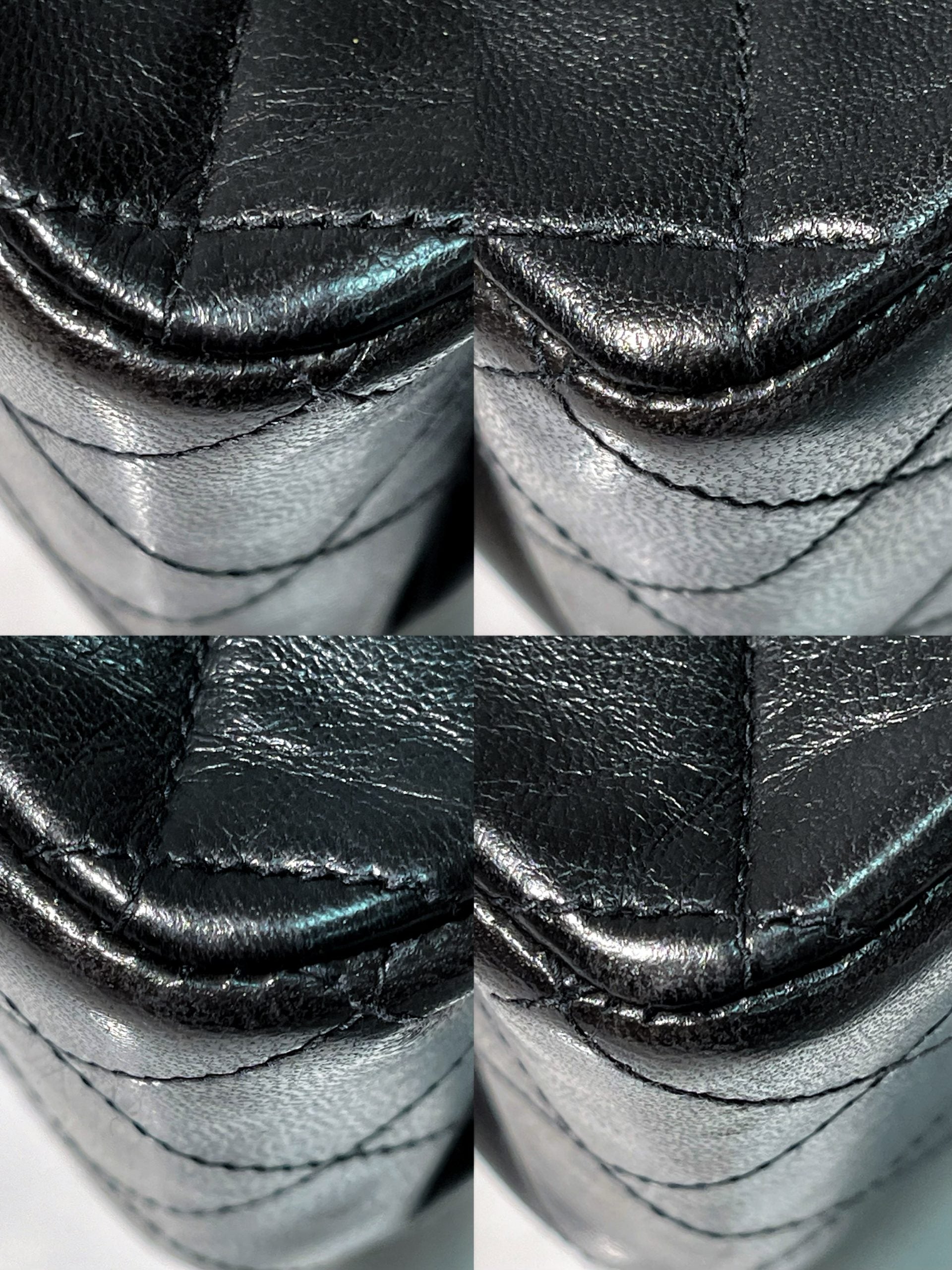 CHANEL VINTAGE MEDIUM CLASSIC FLAP, Black/Gold