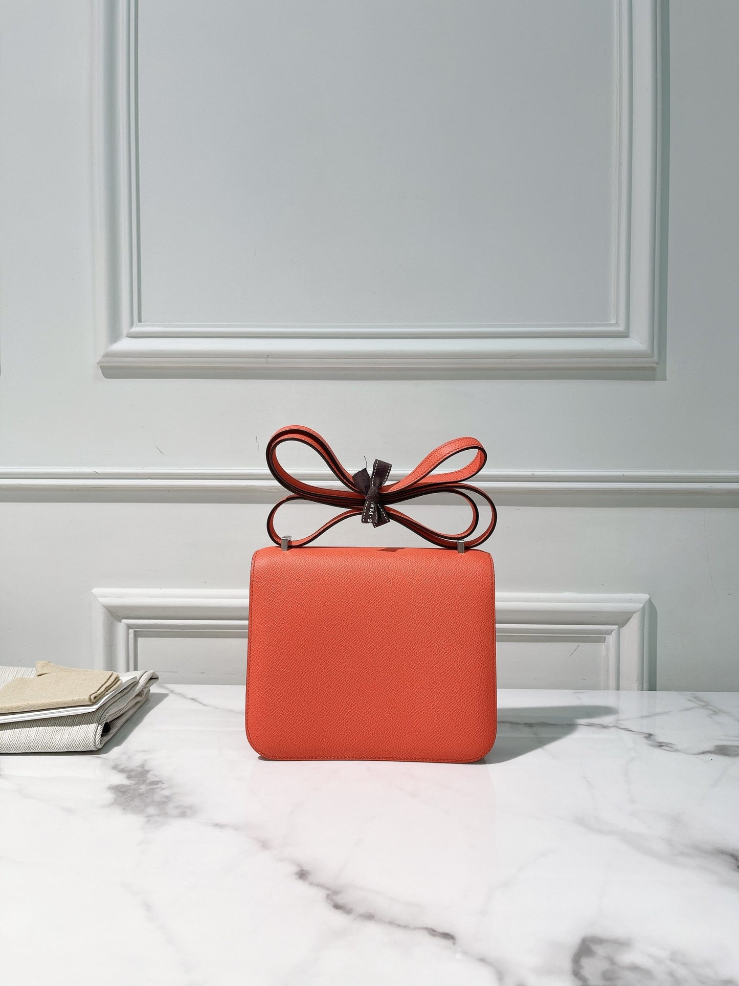 HERMES CONSTANCE MINI, Rose Texas/Rouge de Coeur