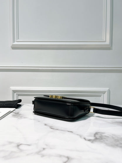 CELINE TEEN BOX, Black/Gold