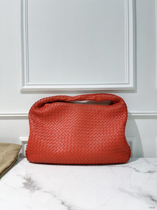 BOTTEGA VENETA SMALL HOP, Red
