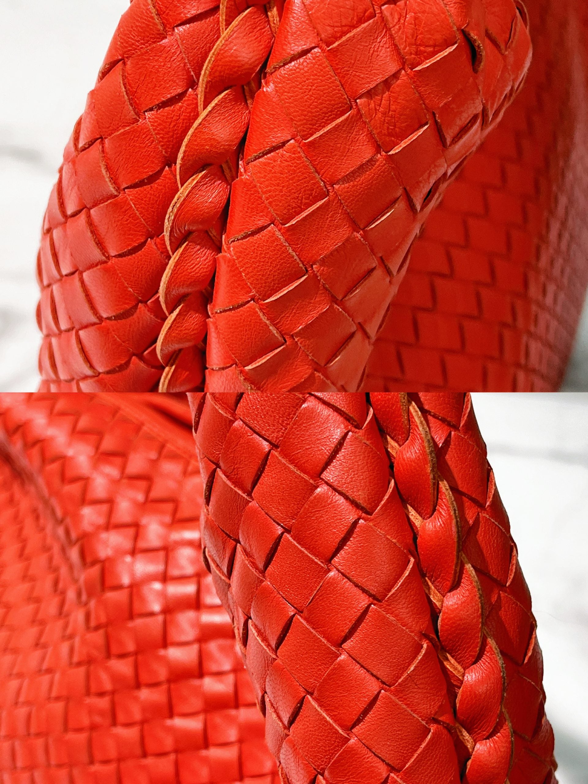 BOTTEGA VENETA SMALL HOP, Red