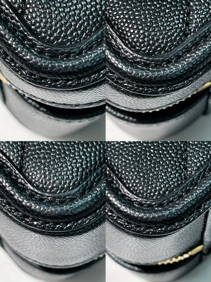 CHANEL SMALL FILIGREE VANITY CASE, Black/Gold