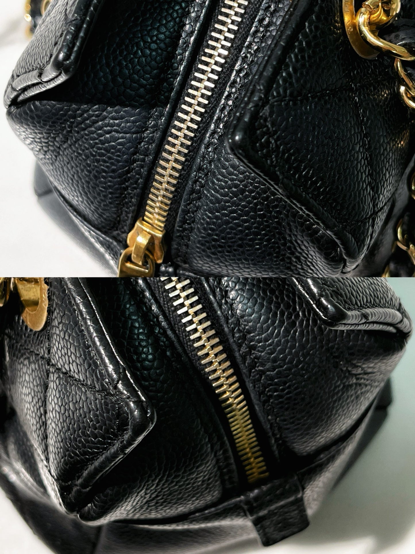 CHANEL PETITE TIMELESS TOTE, Blakc/Gold