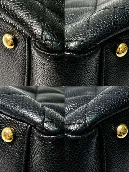 CHANEL PETITE TIMELESS TOTE, Blakc/Gold