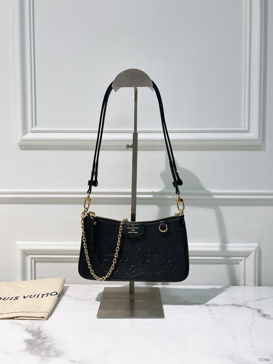 LV EASY POUCH, Black/Gold