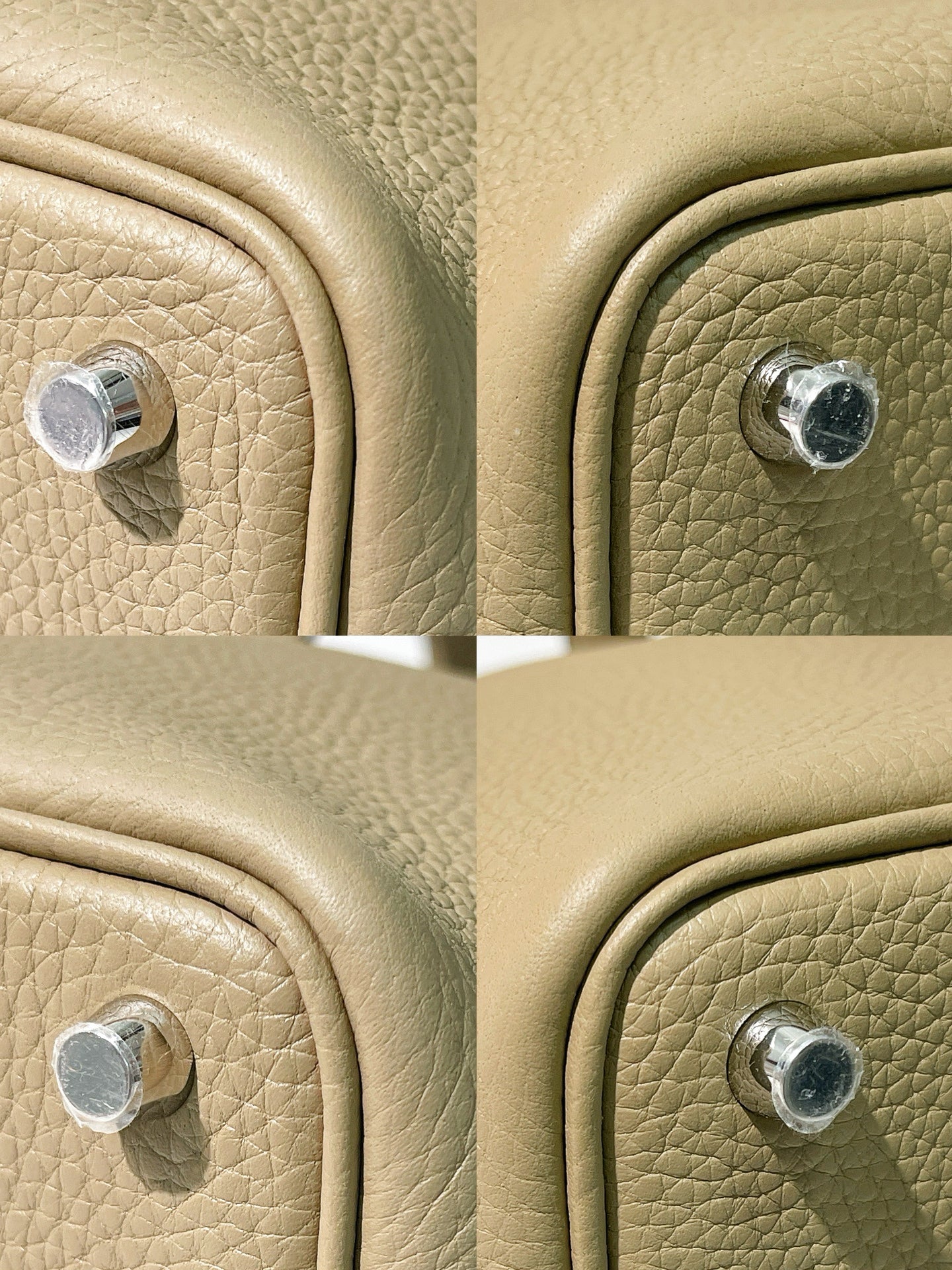 HERMES PICOTIN 18, Beige Marfa/Silver