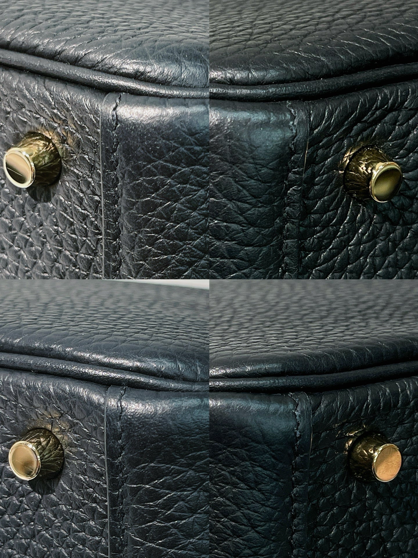 HERMES MINI LINDY, Noir/Gold