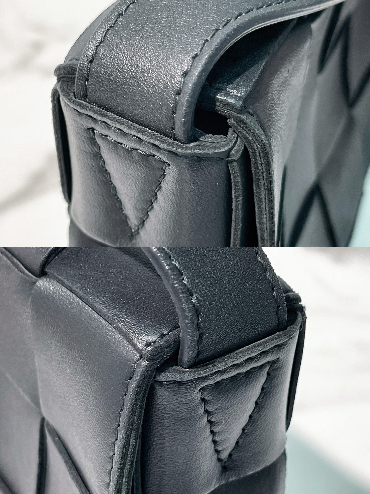 BOTTEGA VENETA SMALL CASSETTE, Black