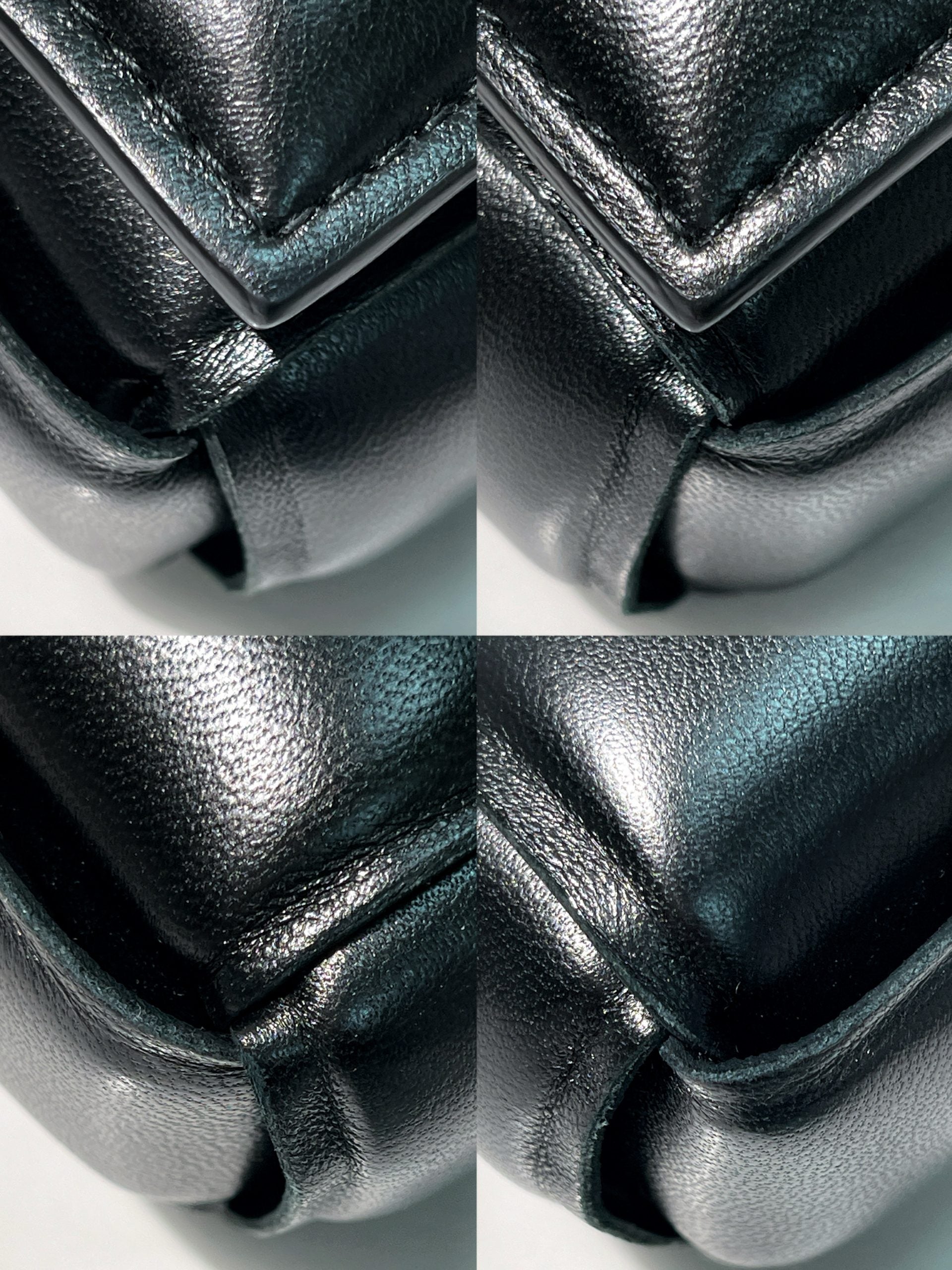 BOTTEGA VENETA PADDED CASSETTE, Black/Gold