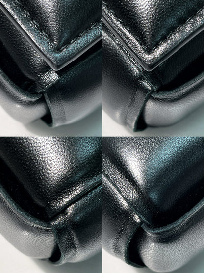 BOTTEGA VENETA PADDED CASSETTE, Black/Gold