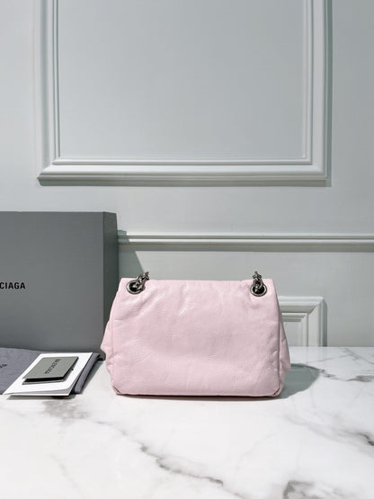 BALENCIAGA MONACO MINI, Pink/Silver