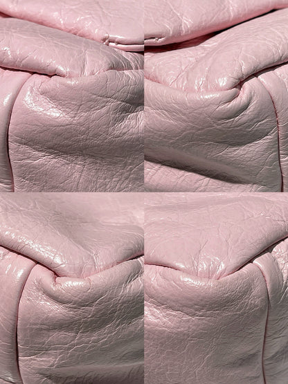 BALENCIAGA MONACO MINI, Pink/Silver