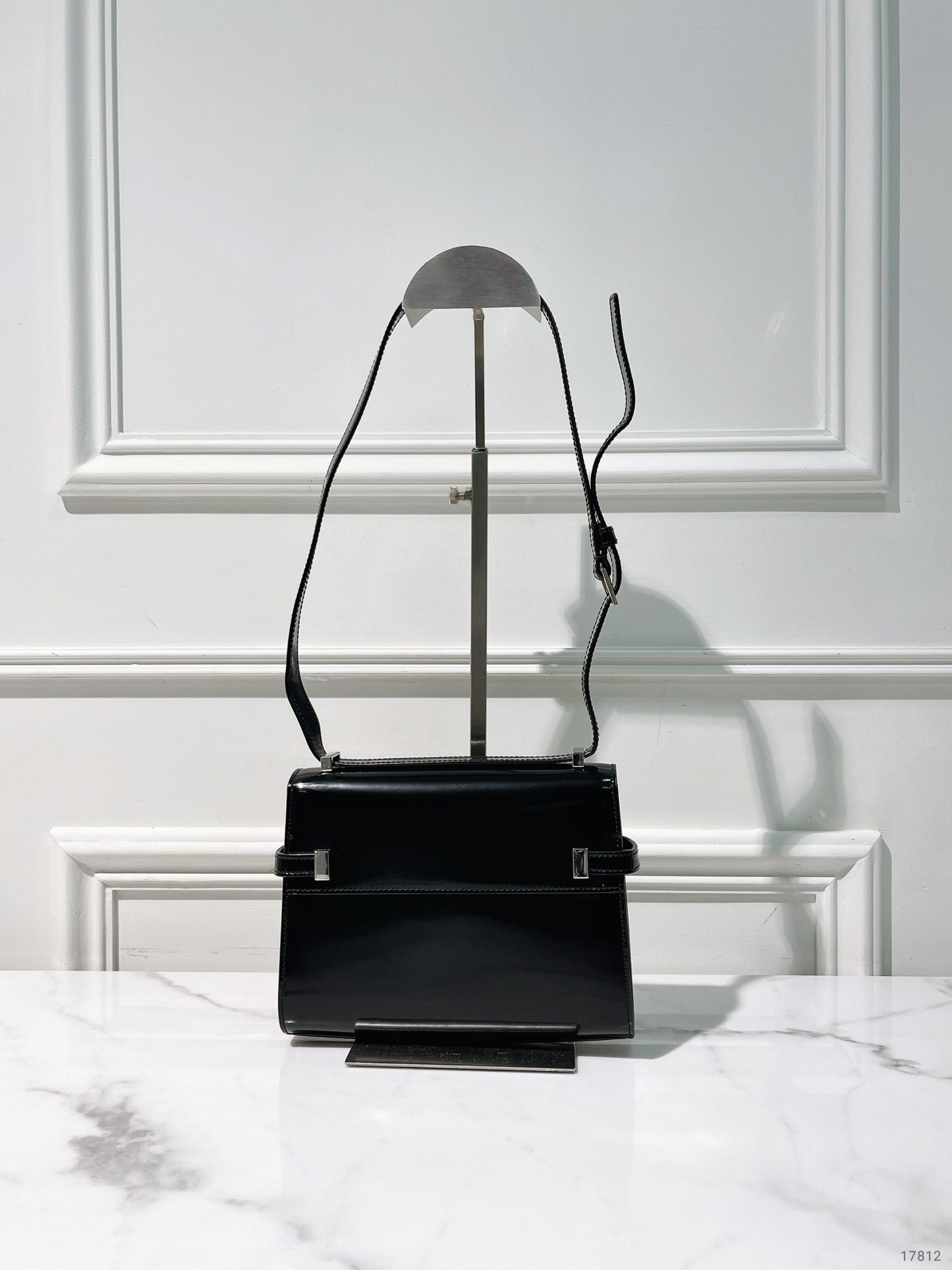 YSL MINI MANHATTAN, Black/Silver