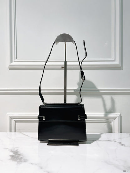 YSL MINI MANHATTAN, Black/Silver