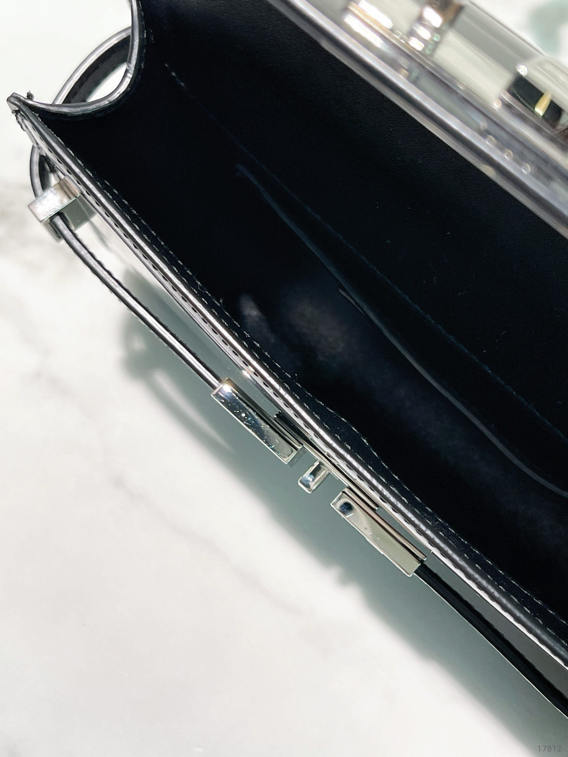 YSL MINI MANHATTAN, Black/Silver