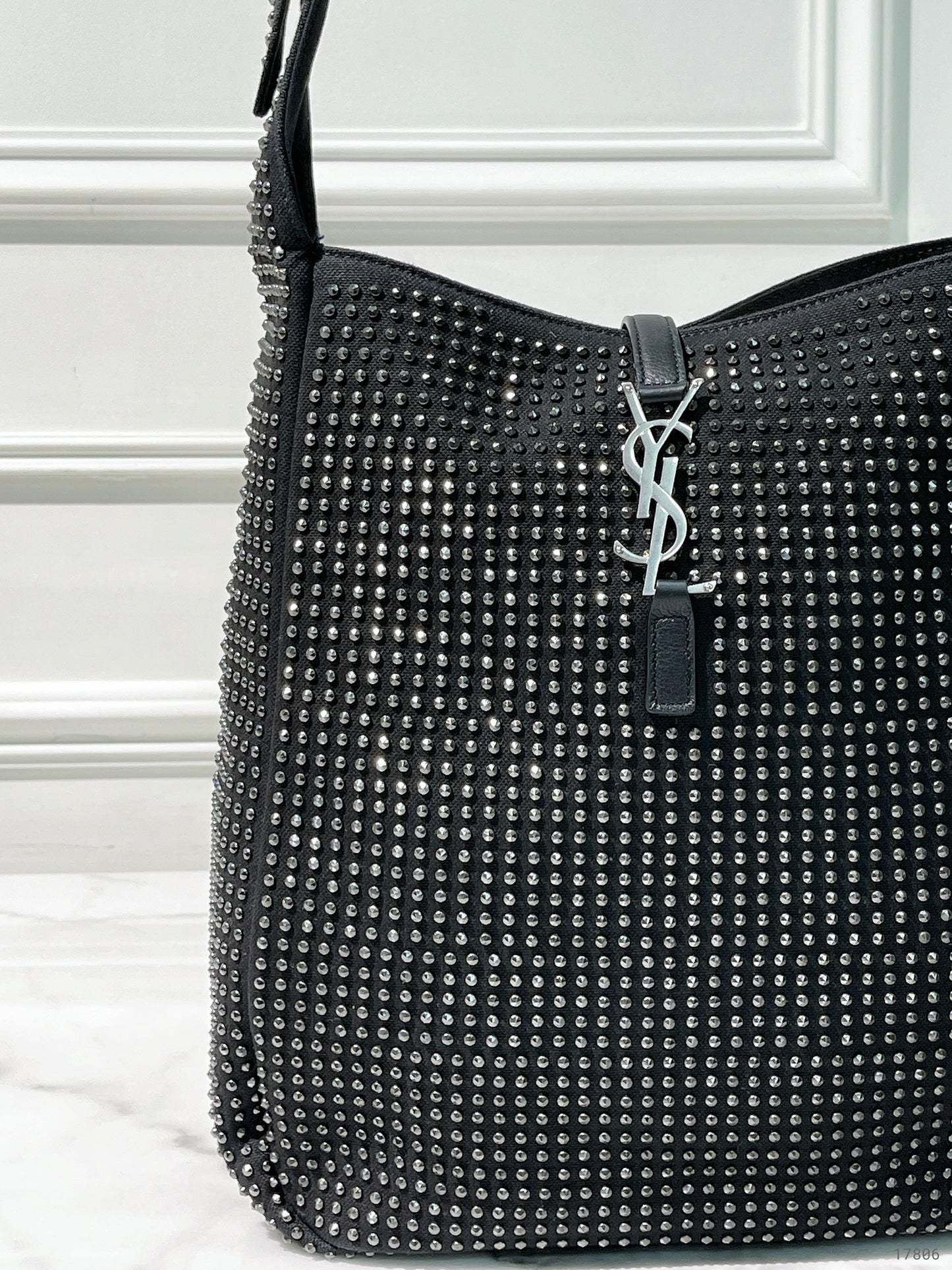 YSL LE 5A7 HOBO BAG, Black