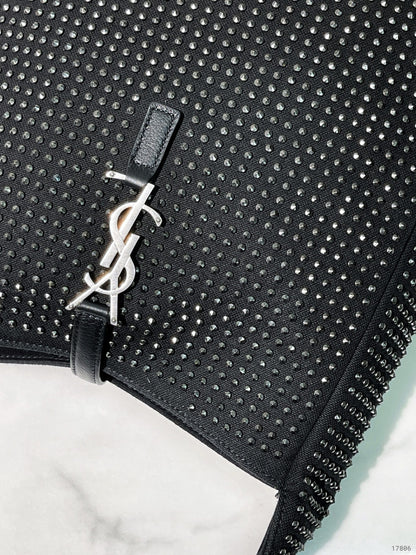 YSL LE 5A7 HOBO BAG, Black