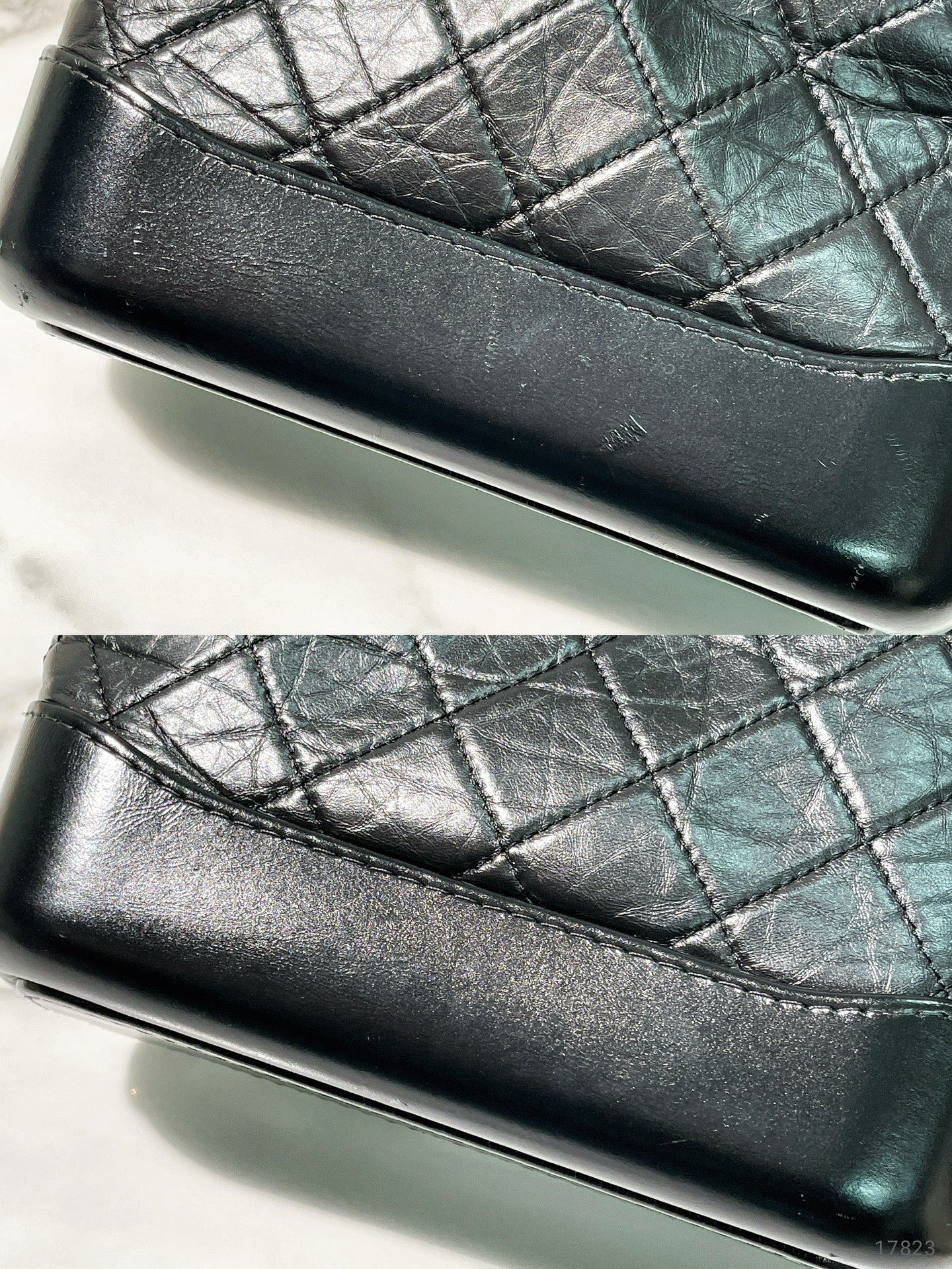 CHANEL SMALL GABRIELLE HOBO WITH HANDLE, Black/Gold