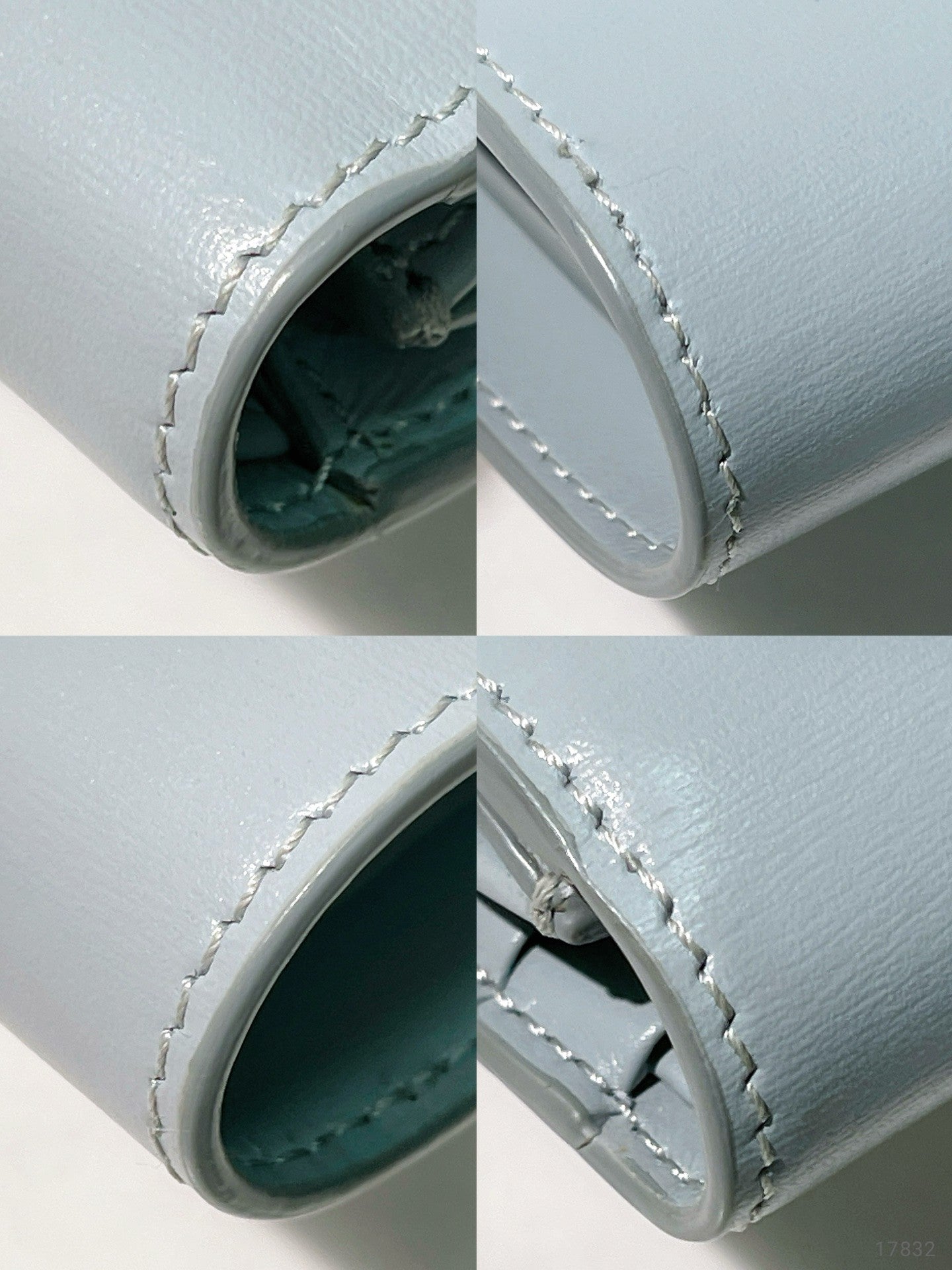 CELINE SMALL FLAP WALLET, Blue/Gold