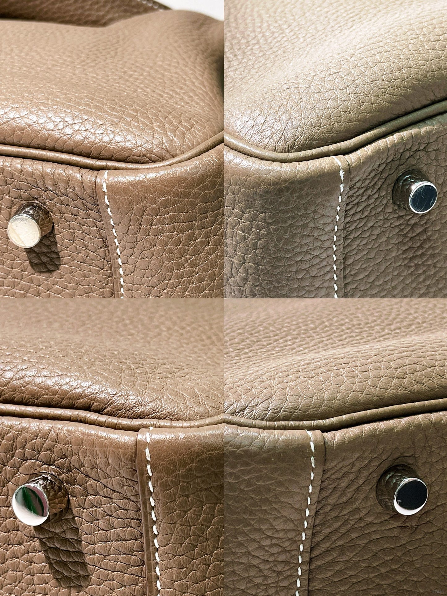 HERMES LINDY 30, Etoupe/Silver