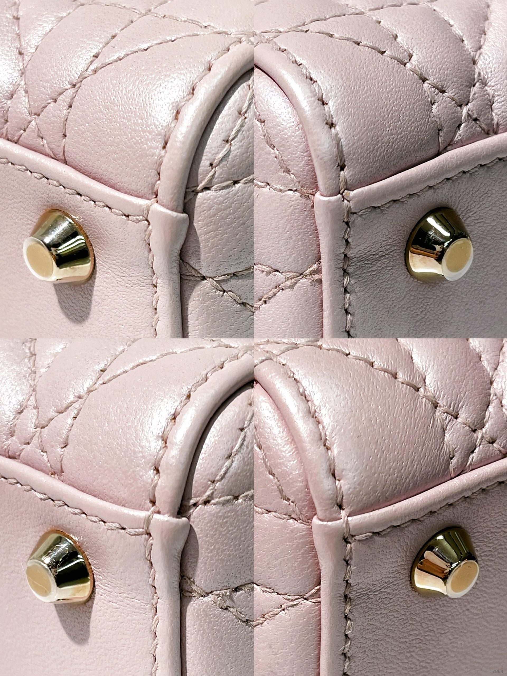 DIOR MINI LADY DIOR BAG, Pink/Gold