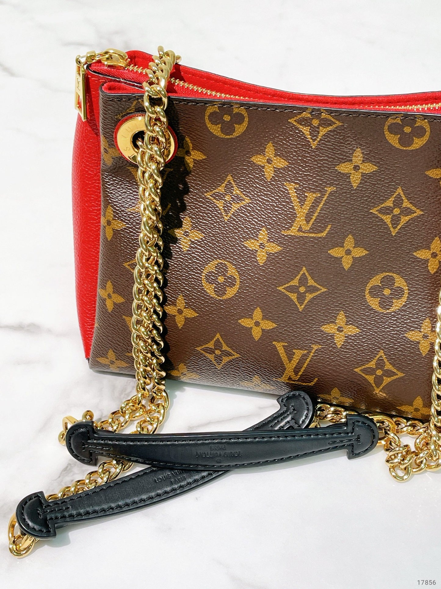 LV SURENE BB, Monogram/Red