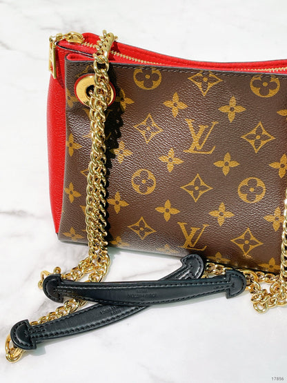 LV SURENE BB, Monogram/Red