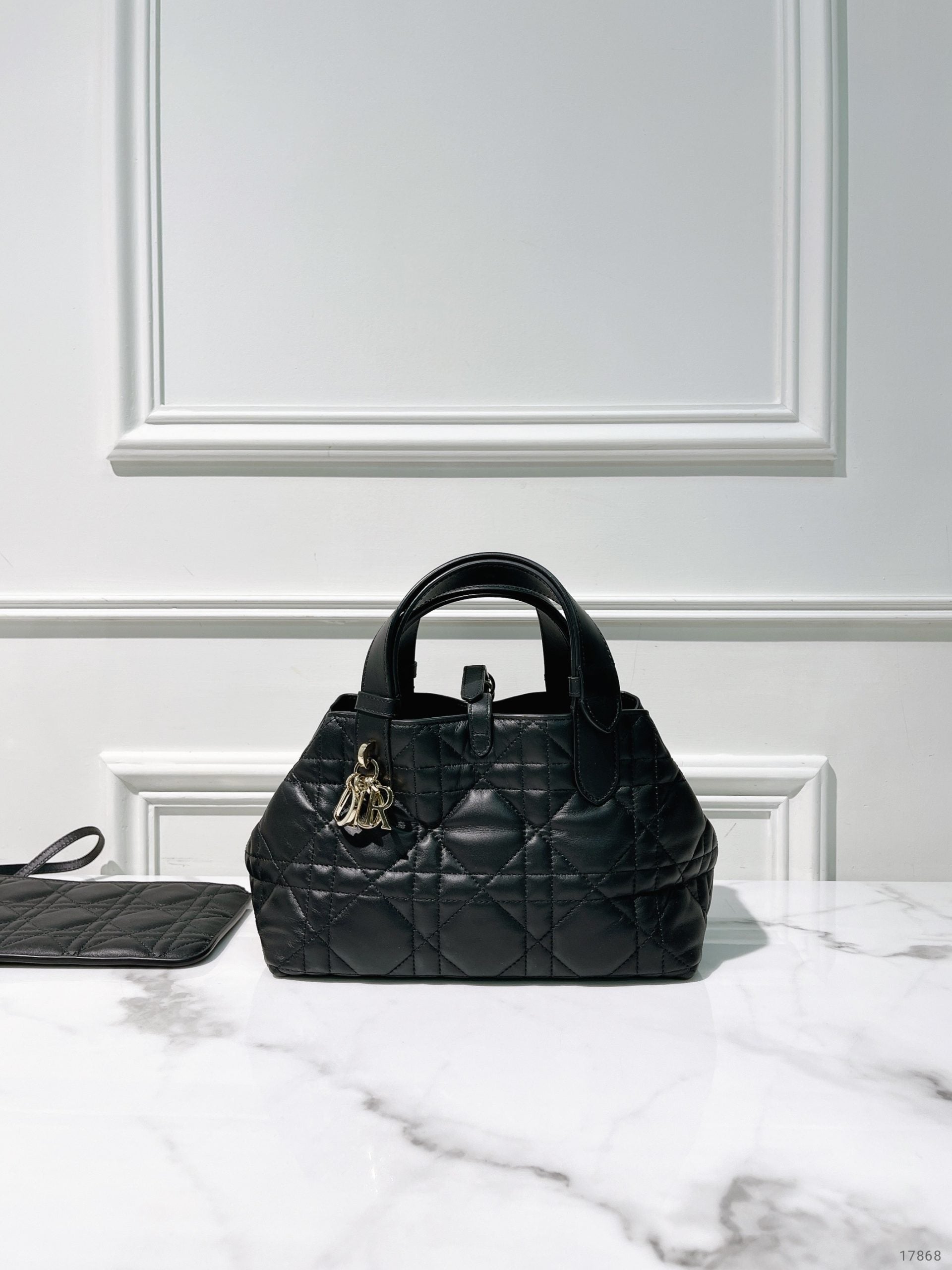 DIOR SMALL TOUJOURS, Black/Gold