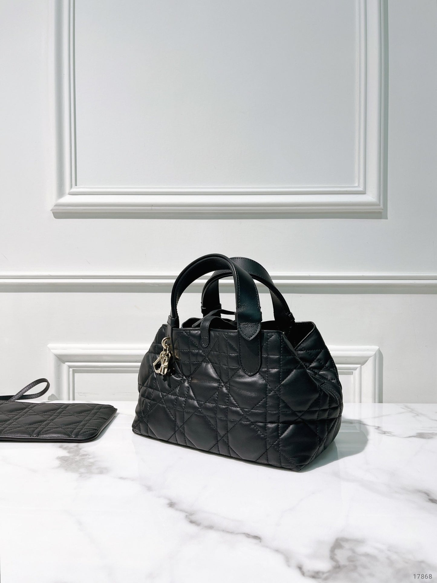 DIOR SMALL TOUJOURS, Black/Gold