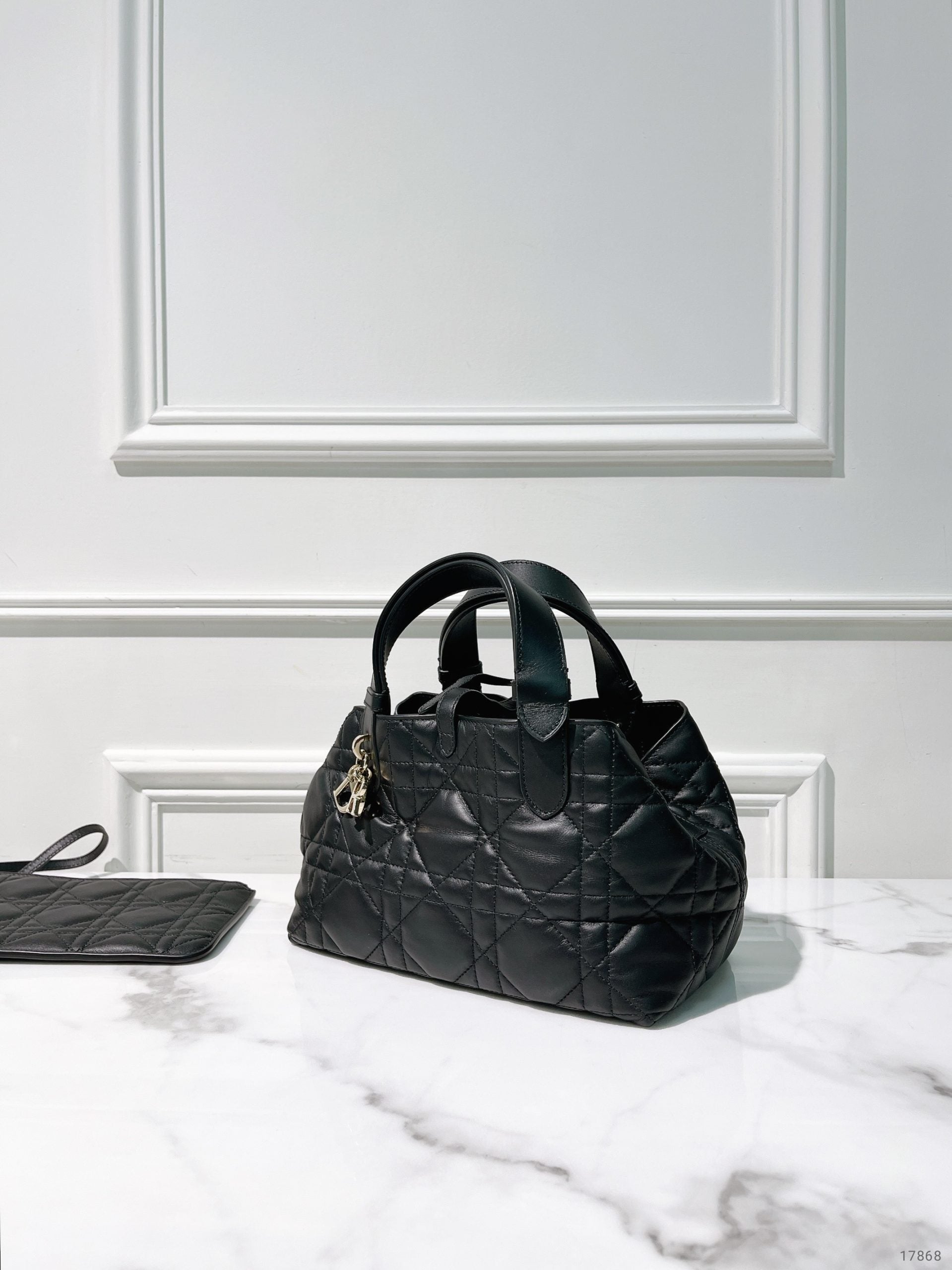 DIOR SMALL TOUJOURS, Black/Gold