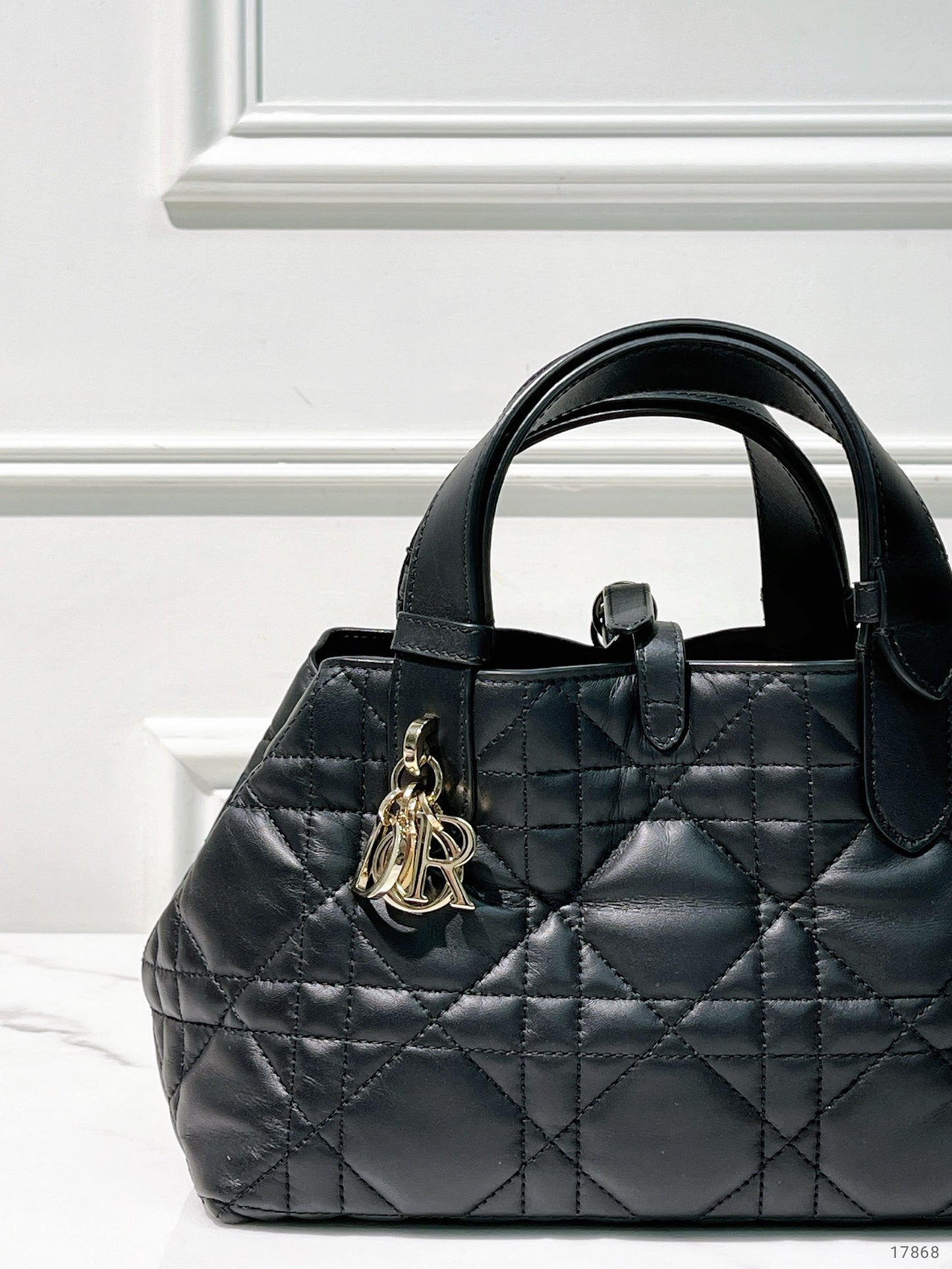 DIOR SMALL TOUJOURS, Black/Gold