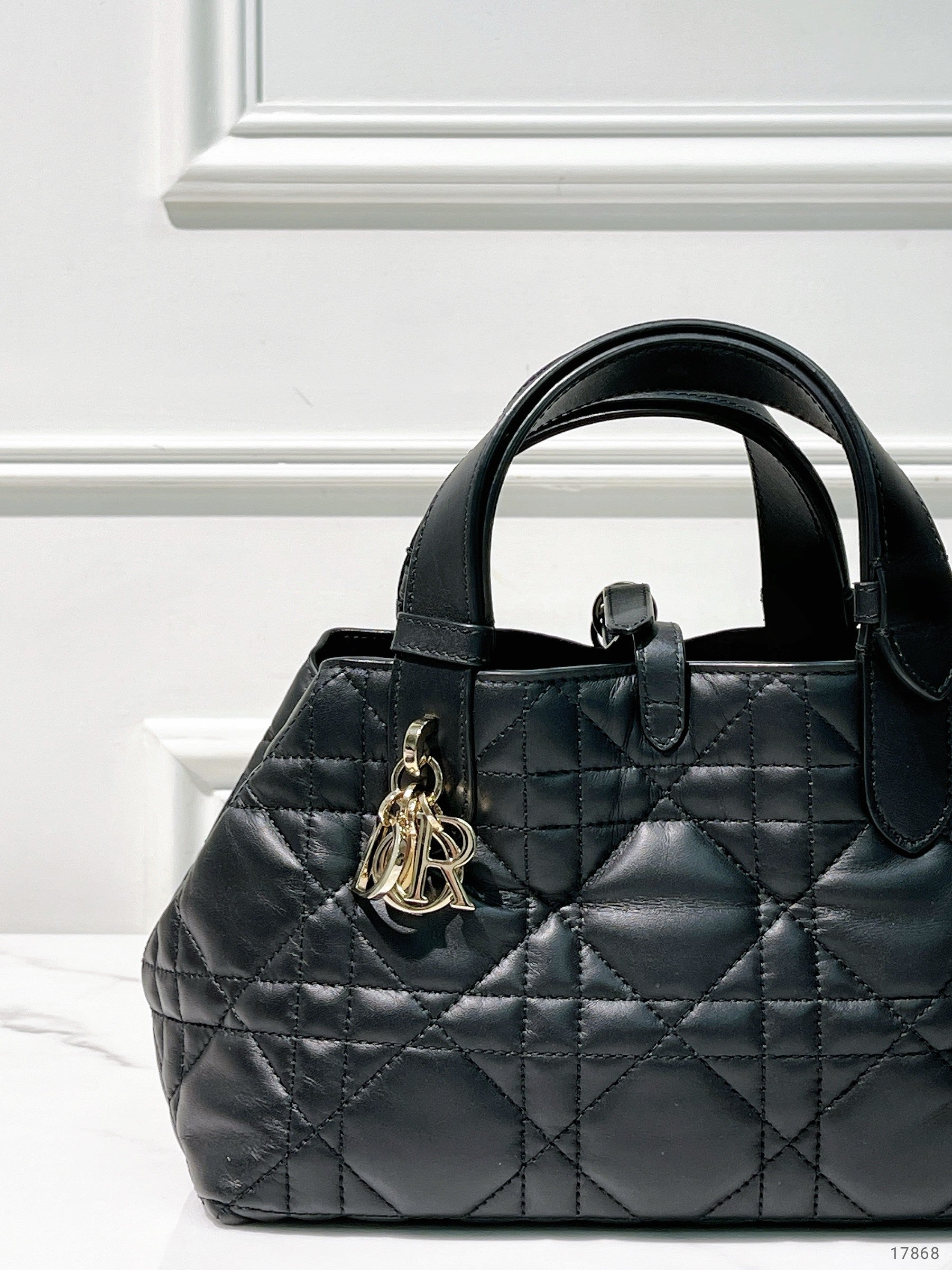 DIOR SMALL TOUJOURS, Black/Gold