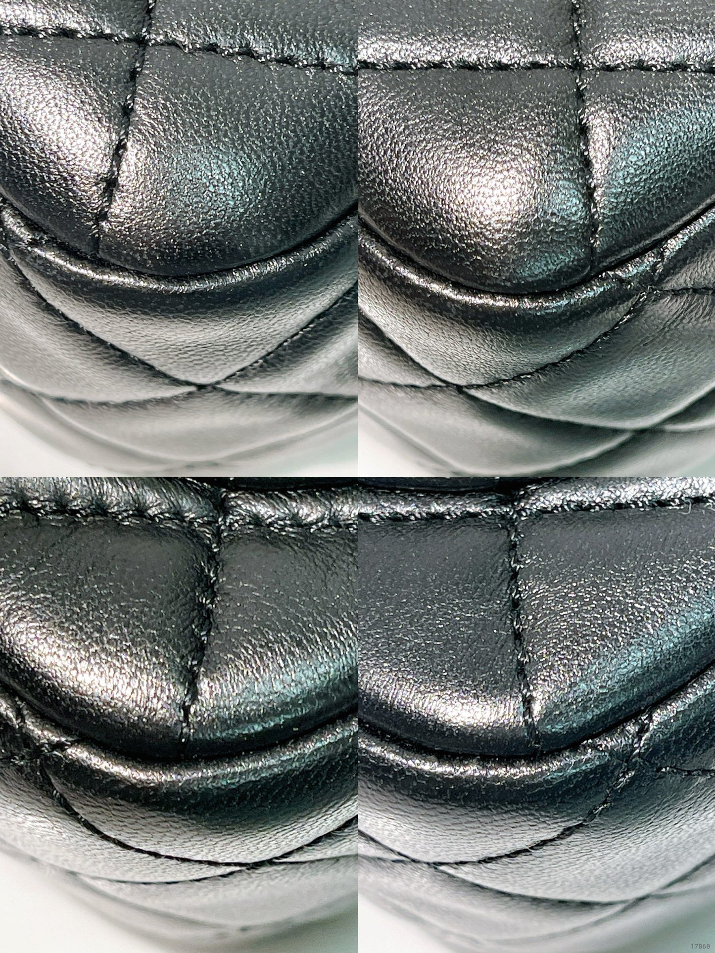 CHANEL PEARL CRUSH MINI SQUARE, Black/Gold