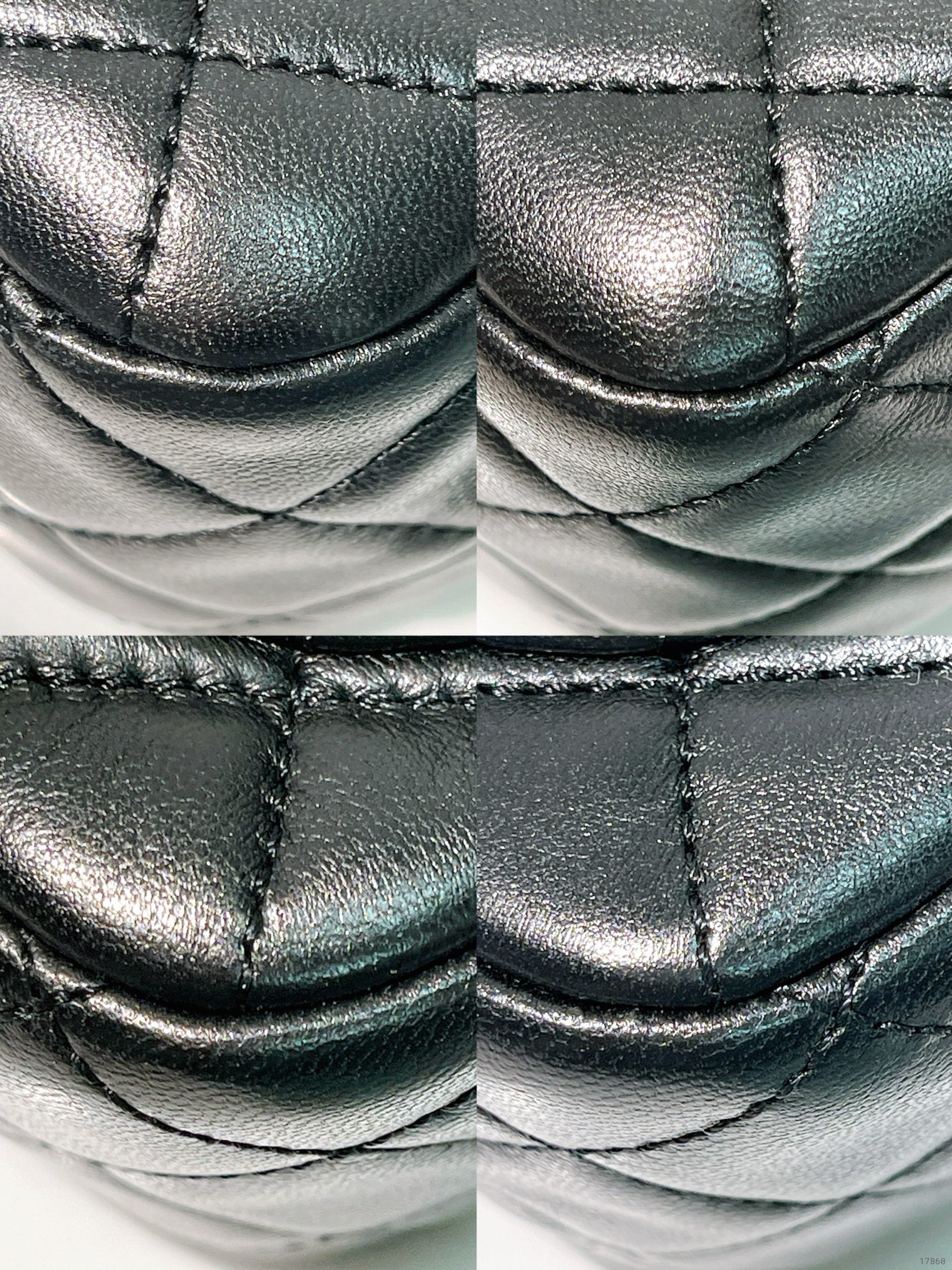 CHANEL PEARL CRUSH MINI SQUARE, Black/Gold