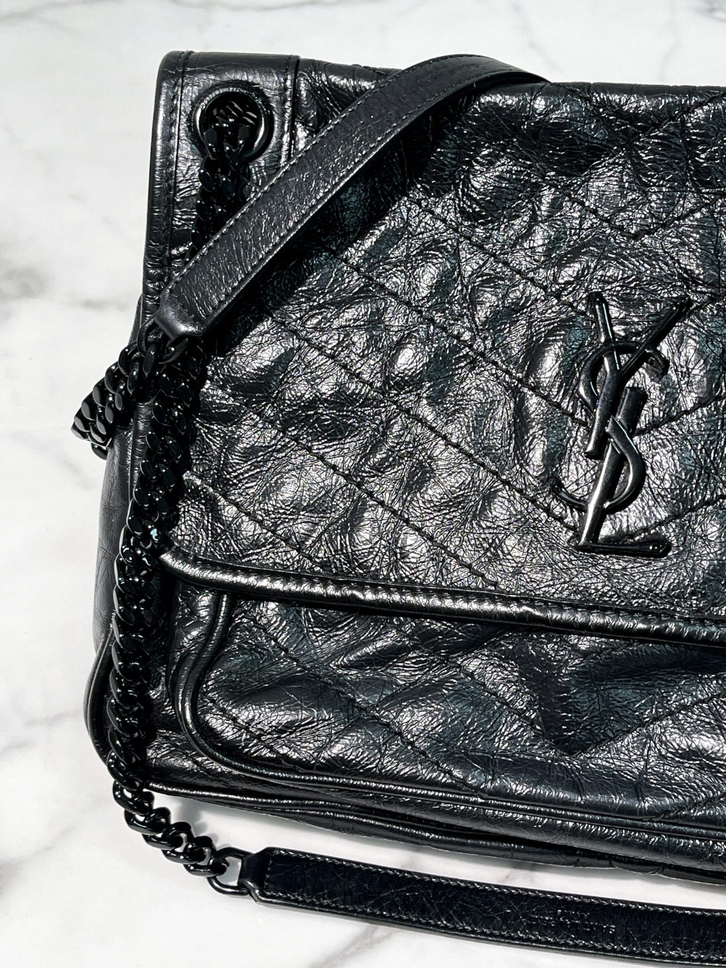 YSL MEDIUM NIKI, So Black