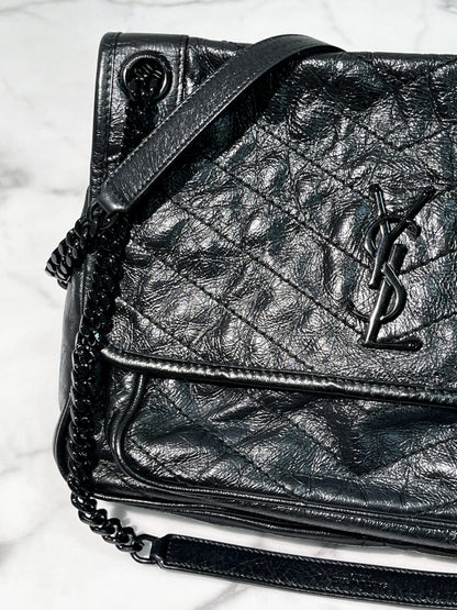 YSL MEDIUM NIKI, So Black
