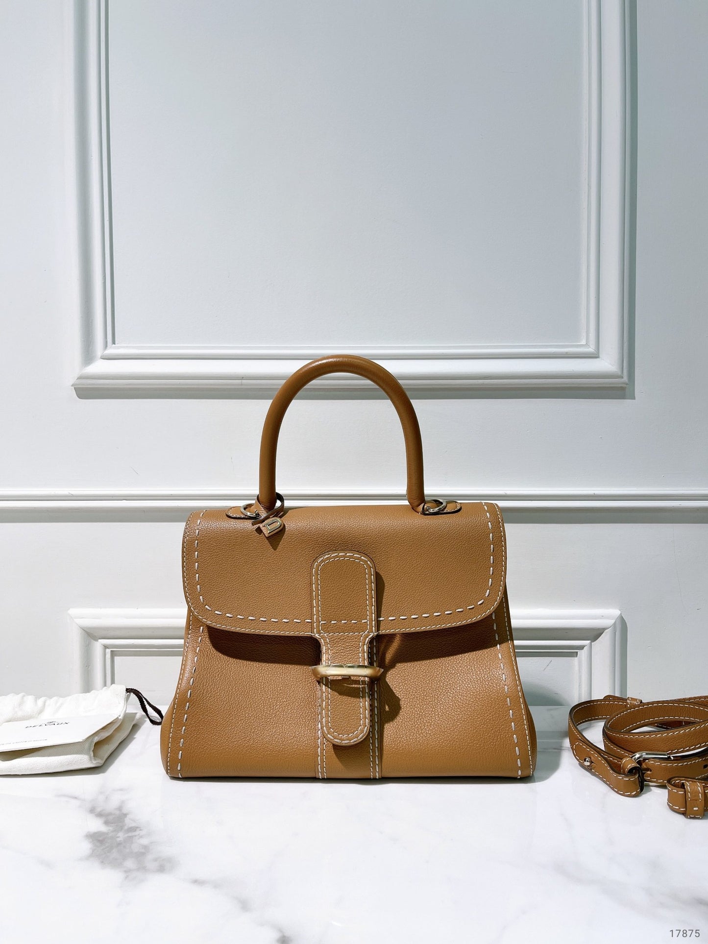 DELVAUX BRILLIANT MM, Gold/Gold