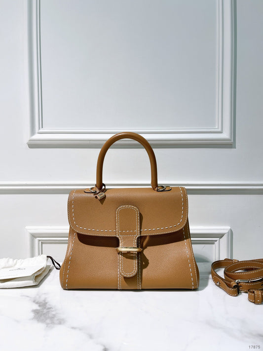 DELVAUX BRILLIANT MM, Gold/Gold