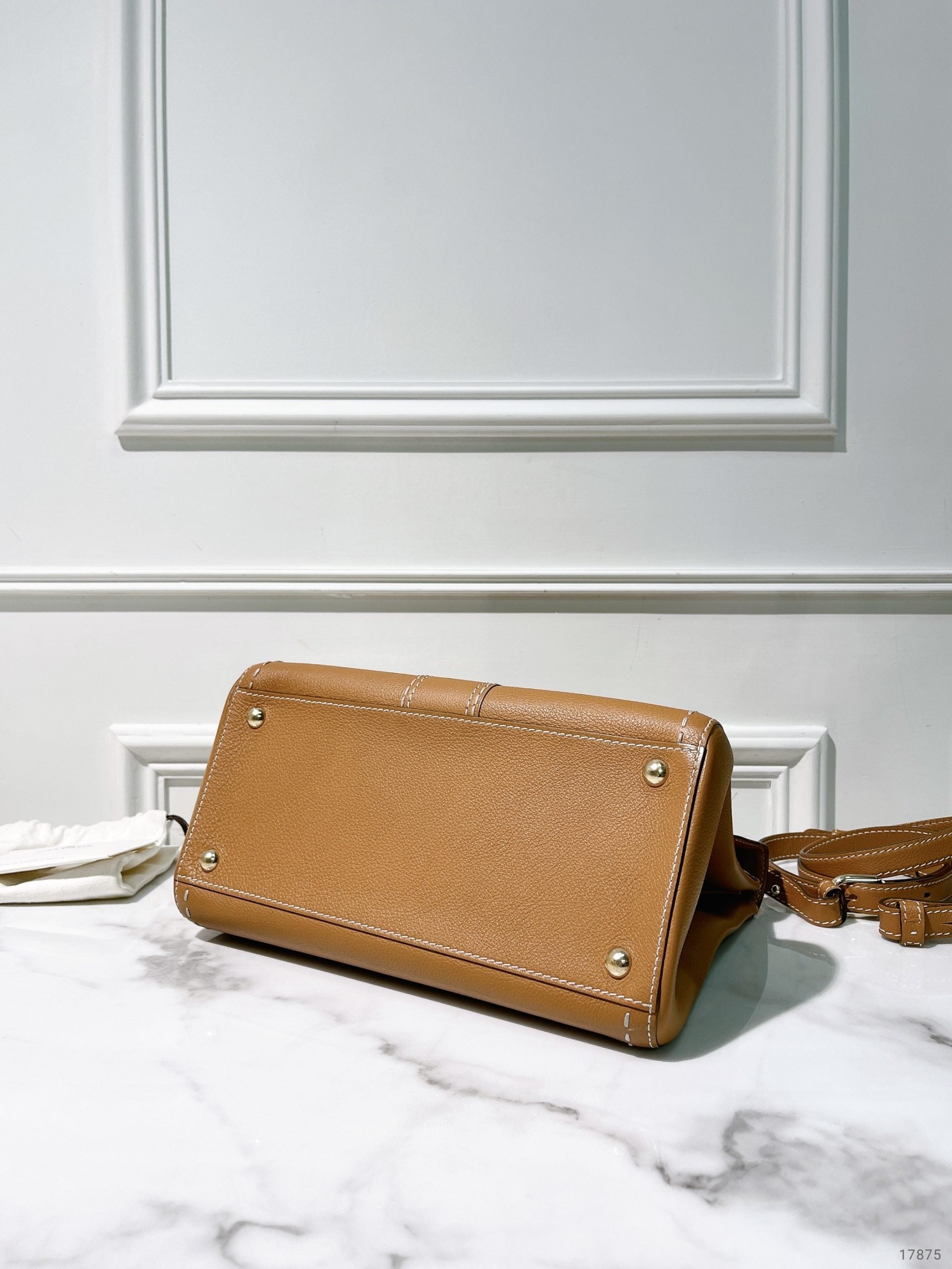 DELVAUX BRILLIANT MM, Gold/Gold