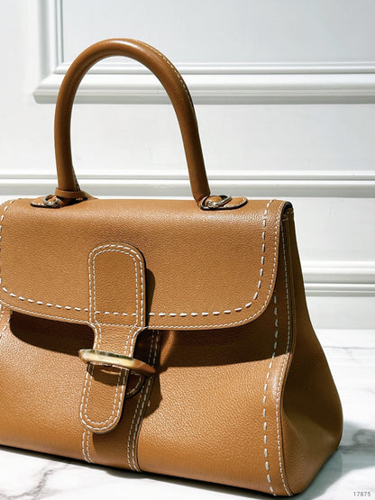 DELVAUX BRILLIANT MM, Gold/Gold