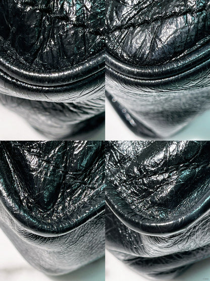 YSL LARGE NIKI, Black/Silver