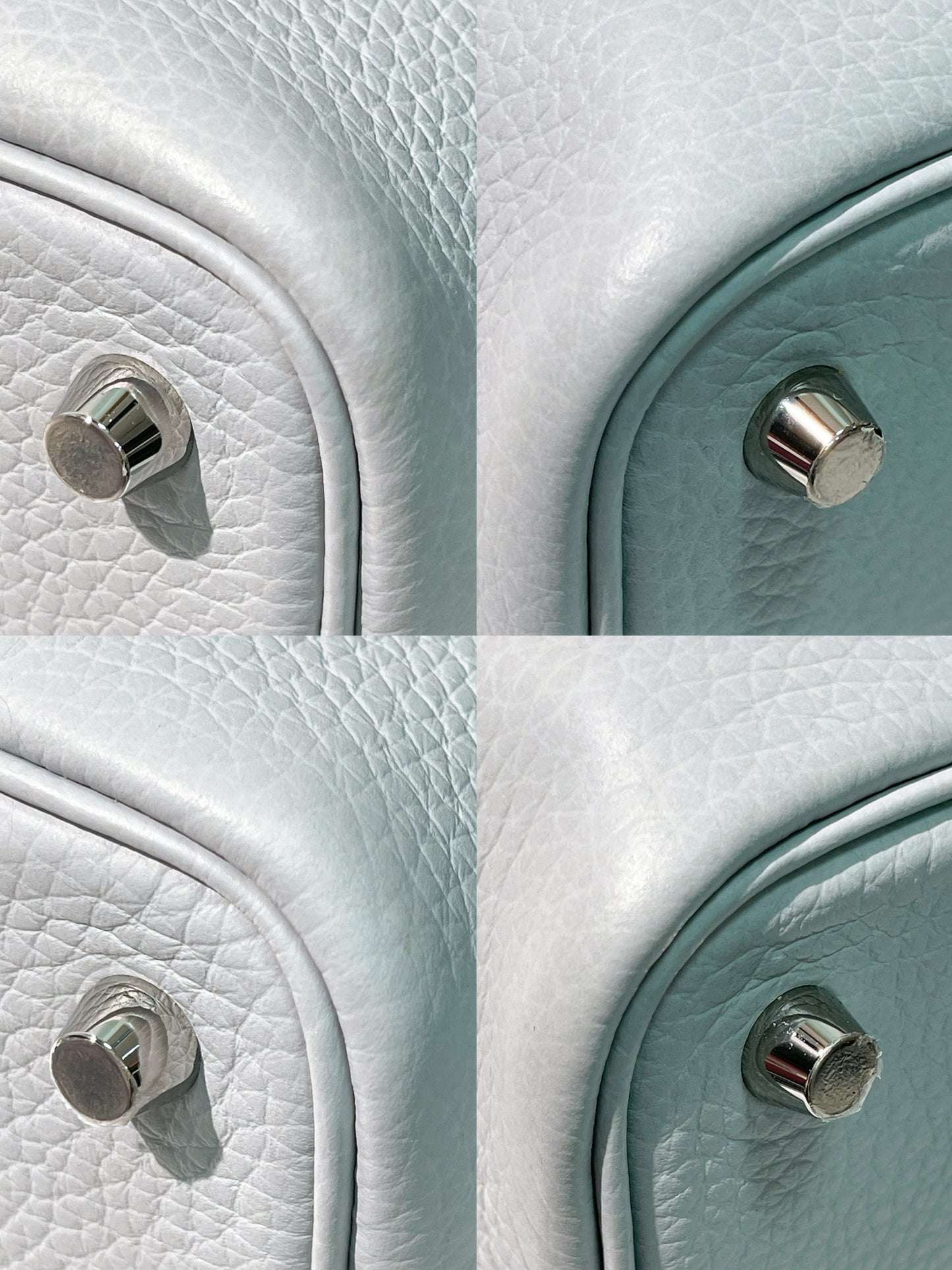 HERMES PICOTIN 18, Bleu/Pale