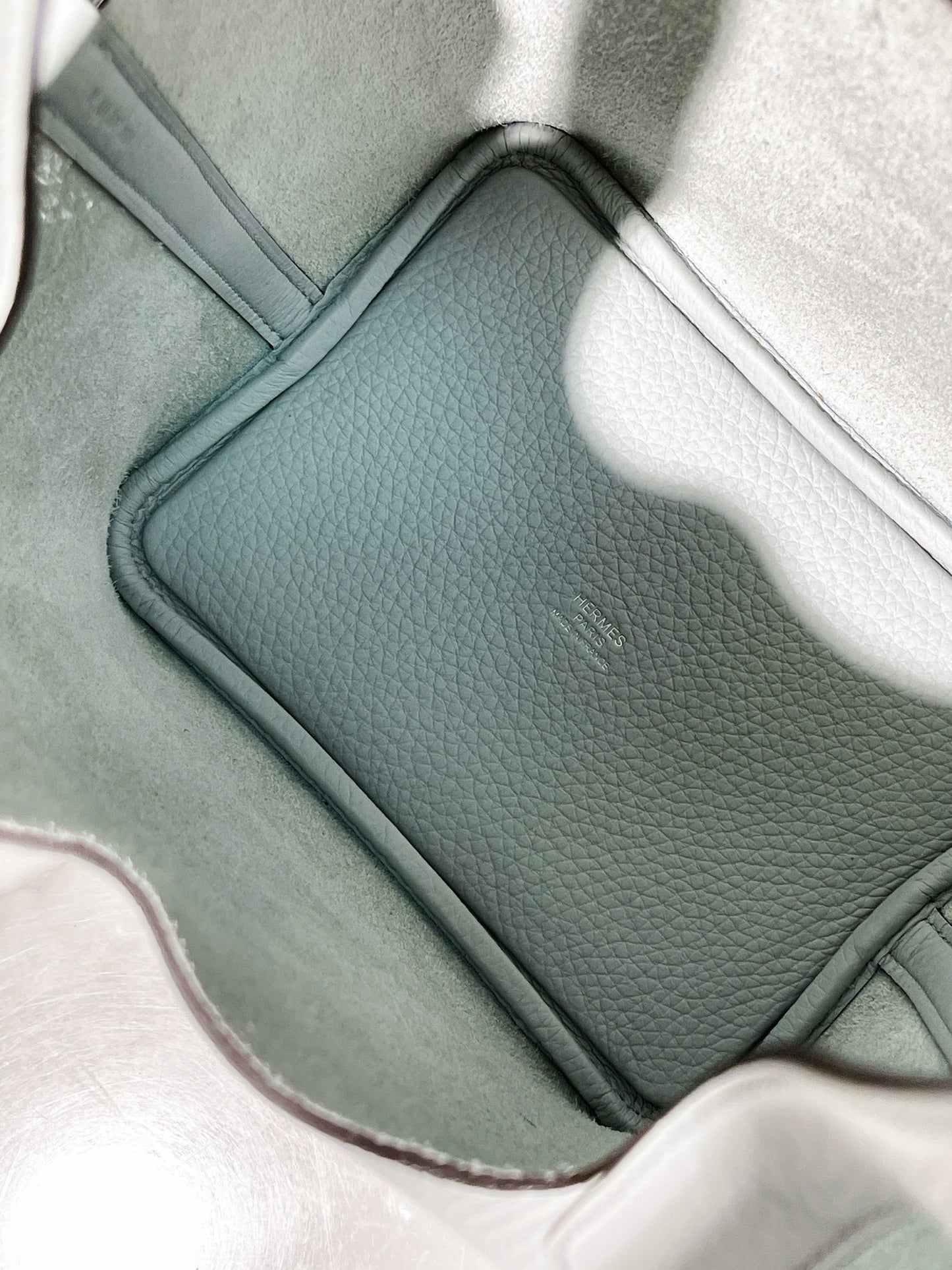 HERMES PICOTIN 18, Bleu/Pale