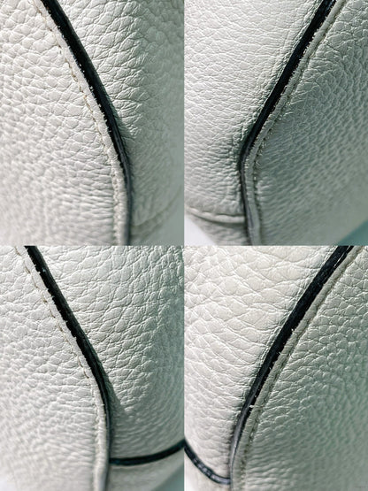 PRADA BUCKET BAG, White/Silver