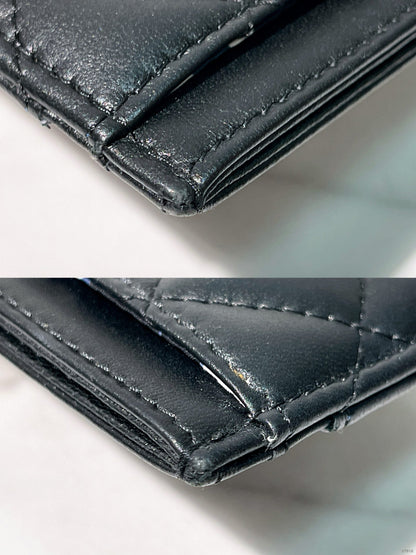 CHANEL 23K CARD HOLDER, Black